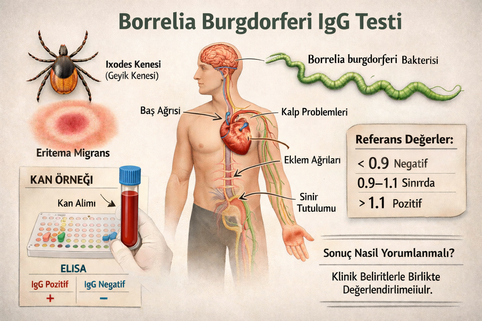 Borrelia Burgdorferi IgG Testi