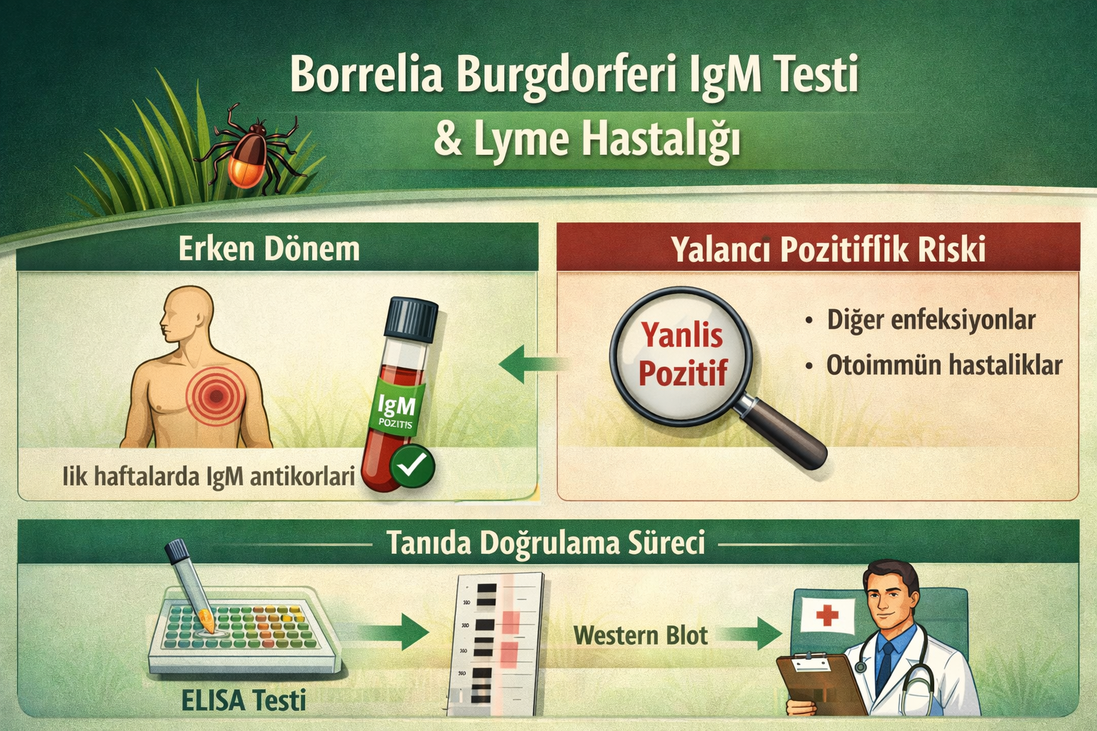 Borrelia Burgdorferi IgM Testi