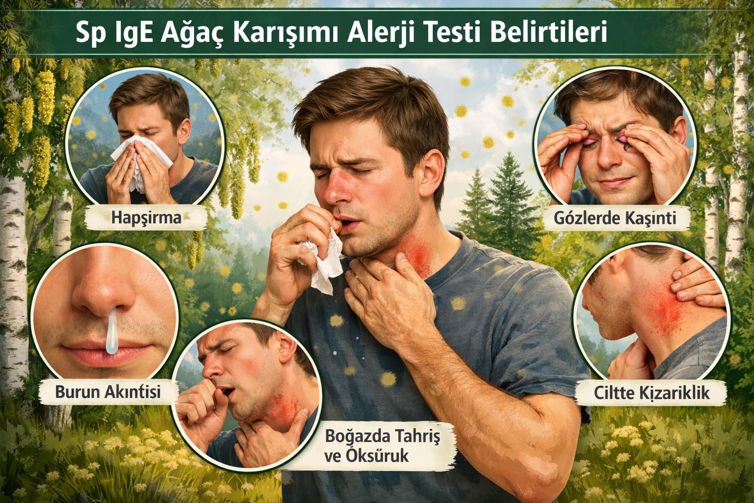 Sp IgE Ağaç Karışımı Alerji Testi