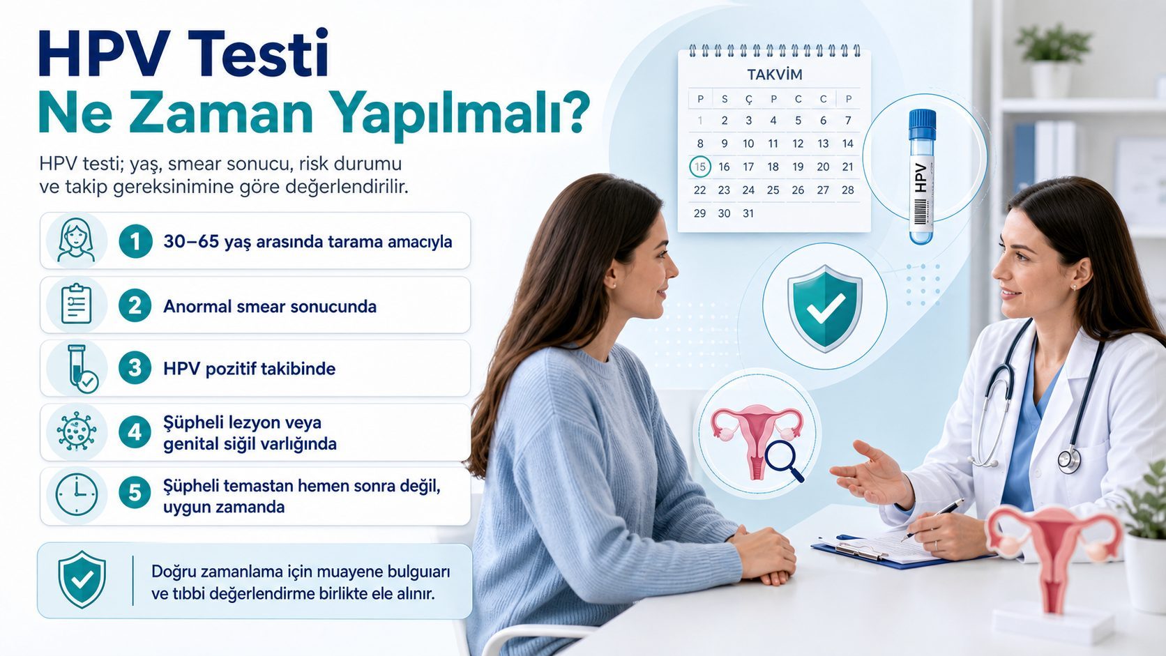 HPV Testi Ne Zaman Yapılmalı? HPV Testi Ne Zaman Yapılmalı?