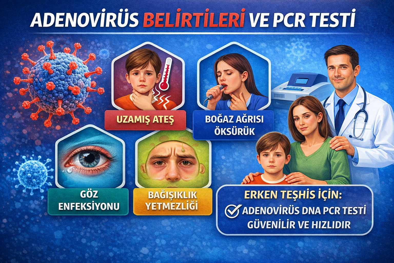 Adenovirüs DNA PCR Testi Adenovirüs DNA PCR Testi