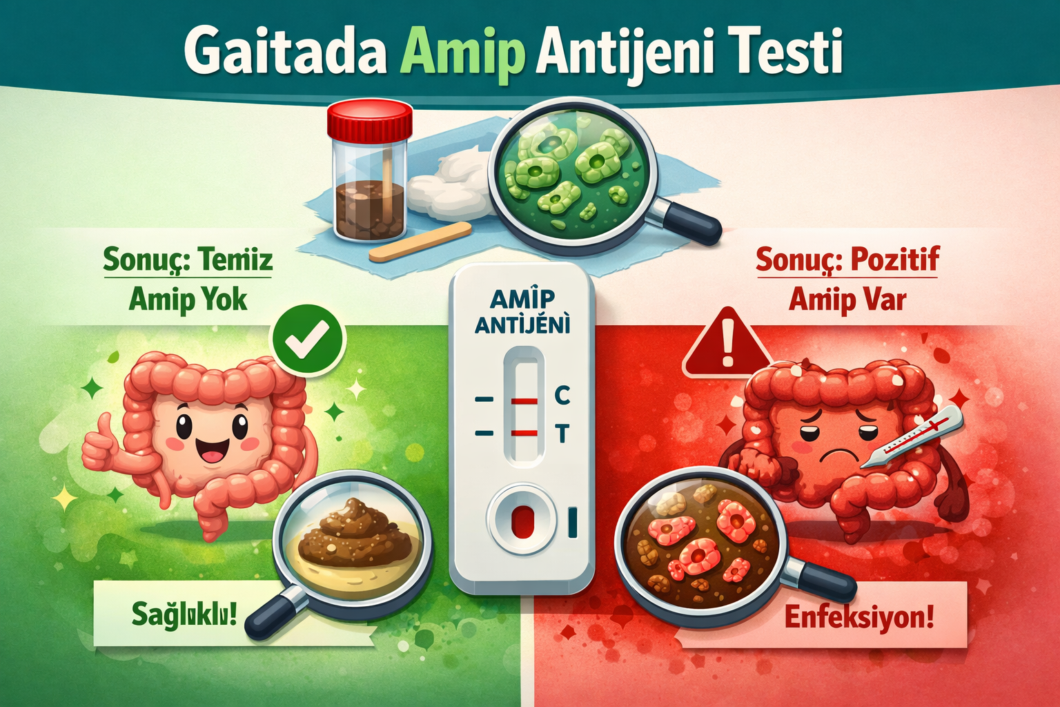 Gaitada Amip Antijeni Testi