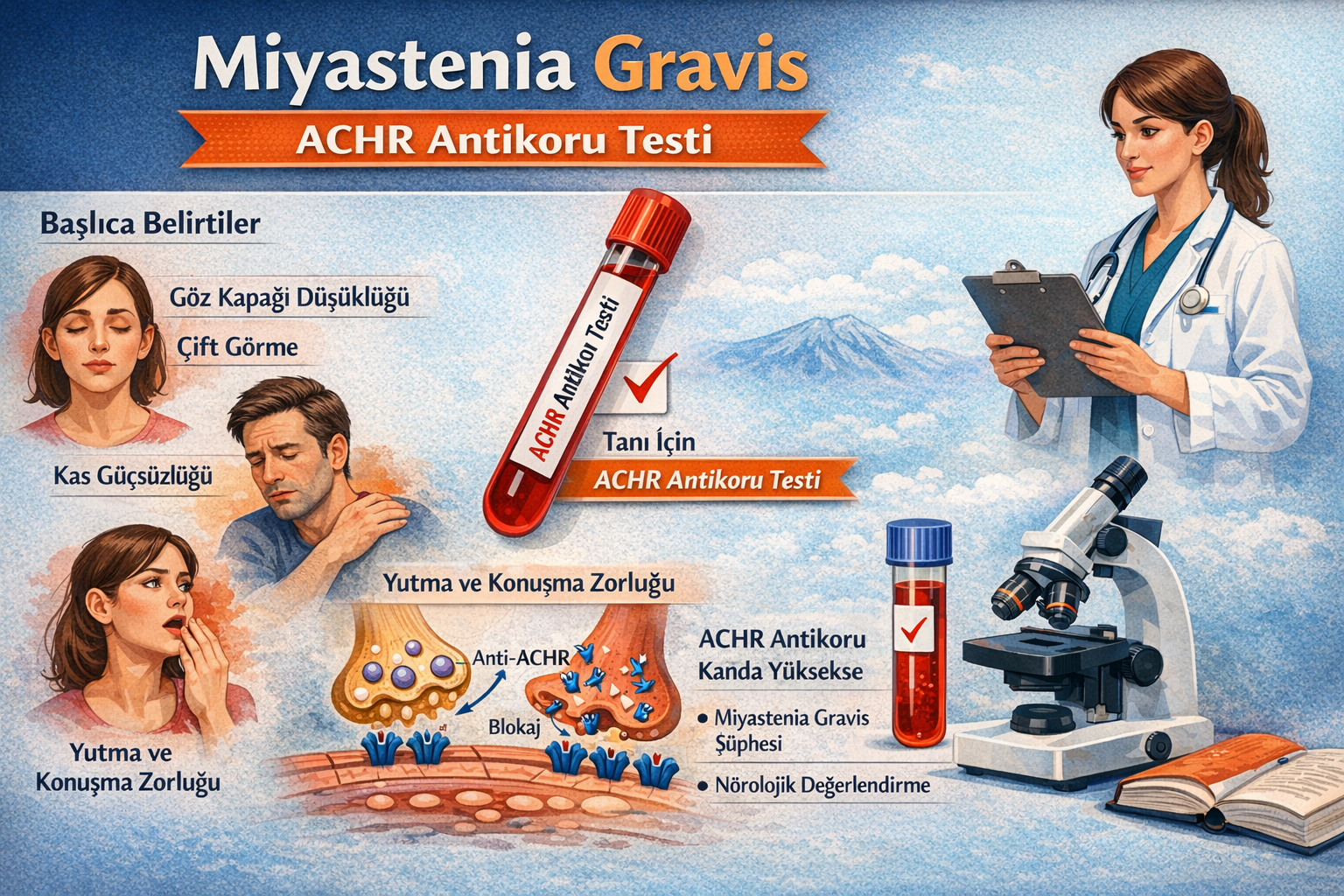 ACHR (Asetilkolin Reseptör Antikoru) Testi