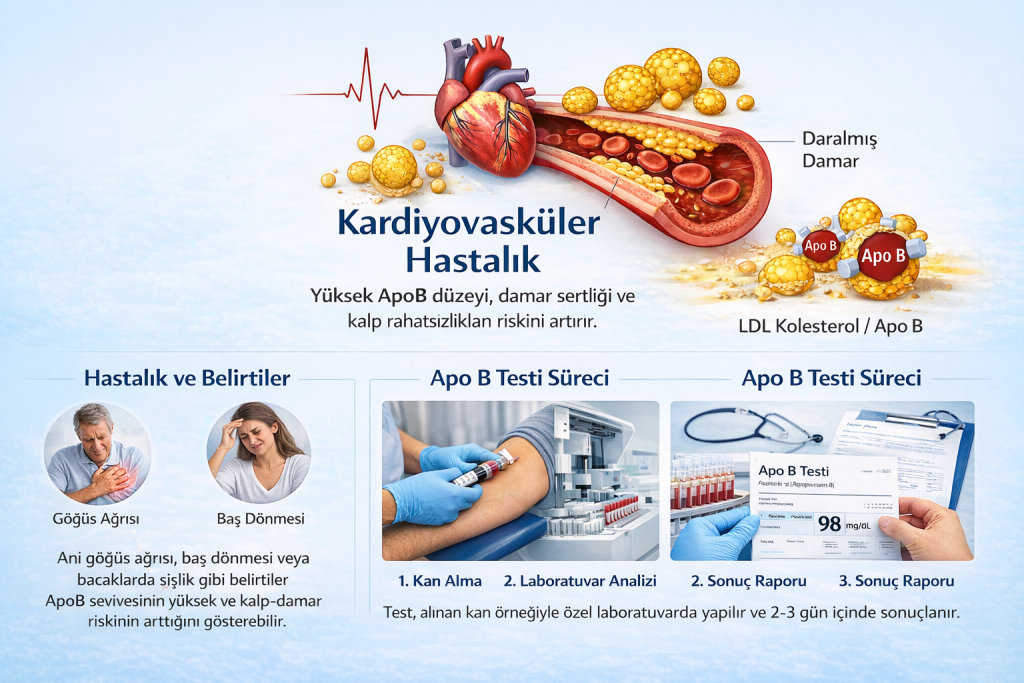 Apo B (Apolipoprotein B) Testi Fiyatı | Nedir ve Nerede Yapılır?