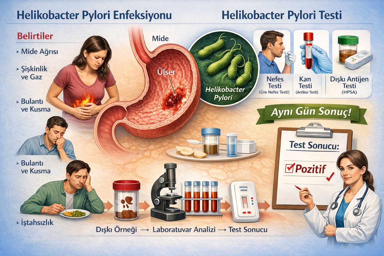 Helicobacter Pylori Antijeni (HPSA) Testi