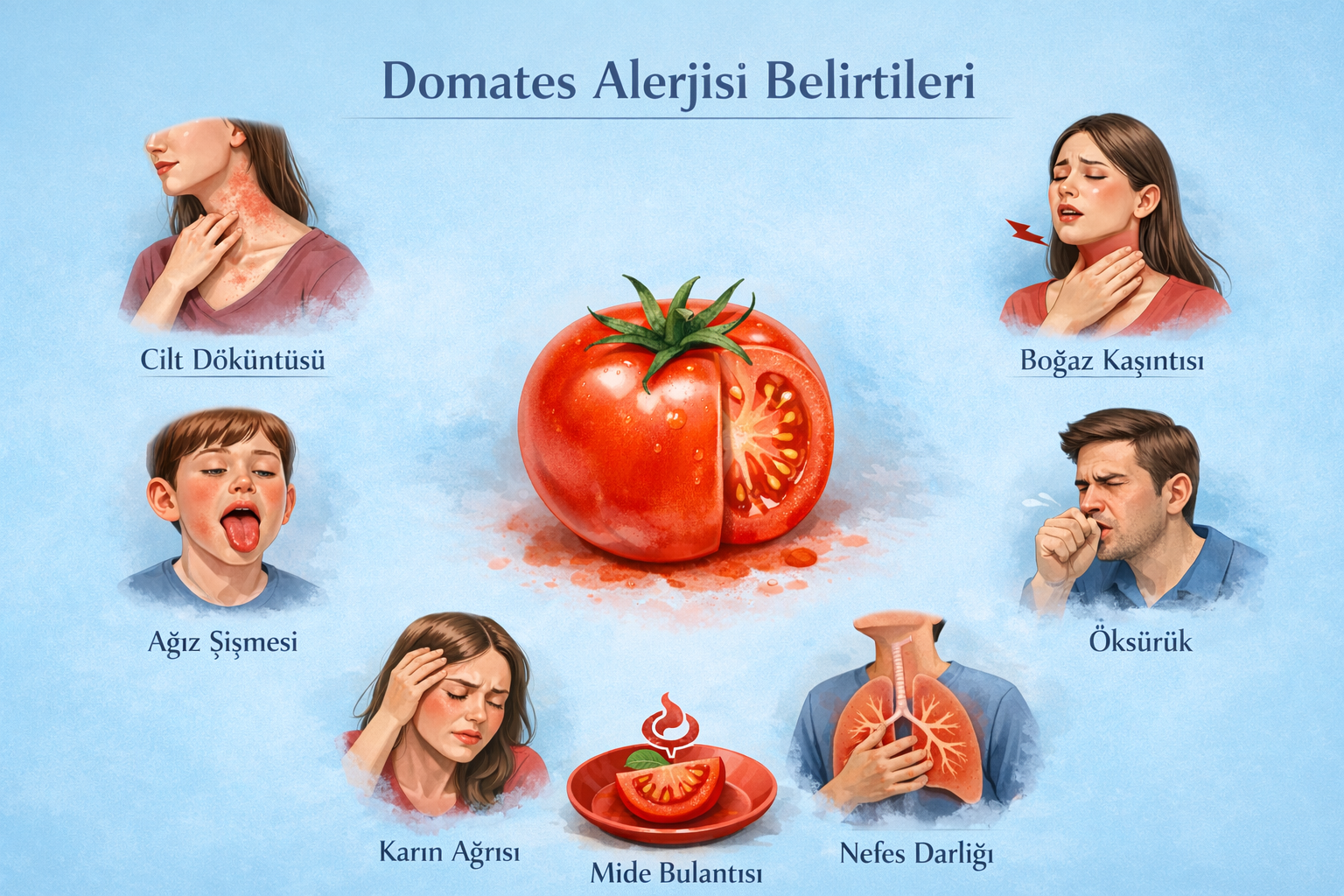 Sp IgE Domates Alerji Testi