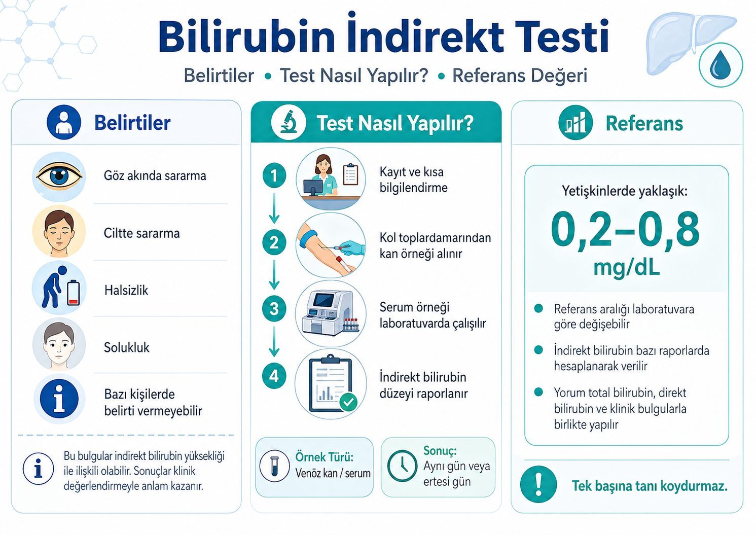 Bilirubin İndirekt Testi